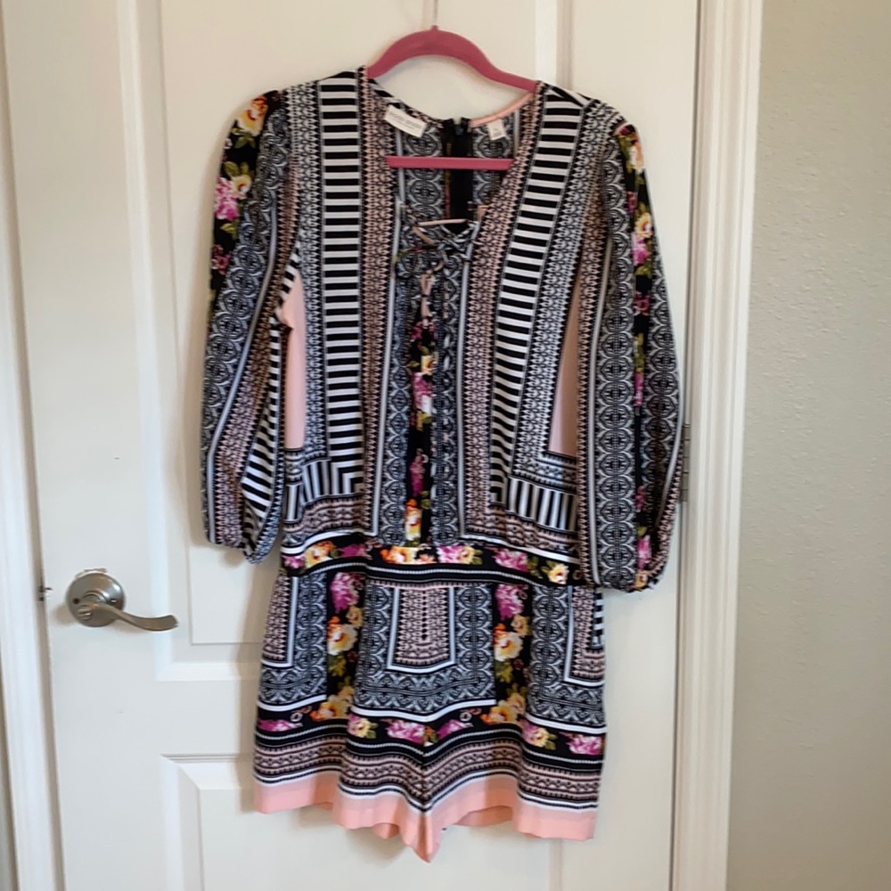 Bisou Bisou Print Shorts Jumper